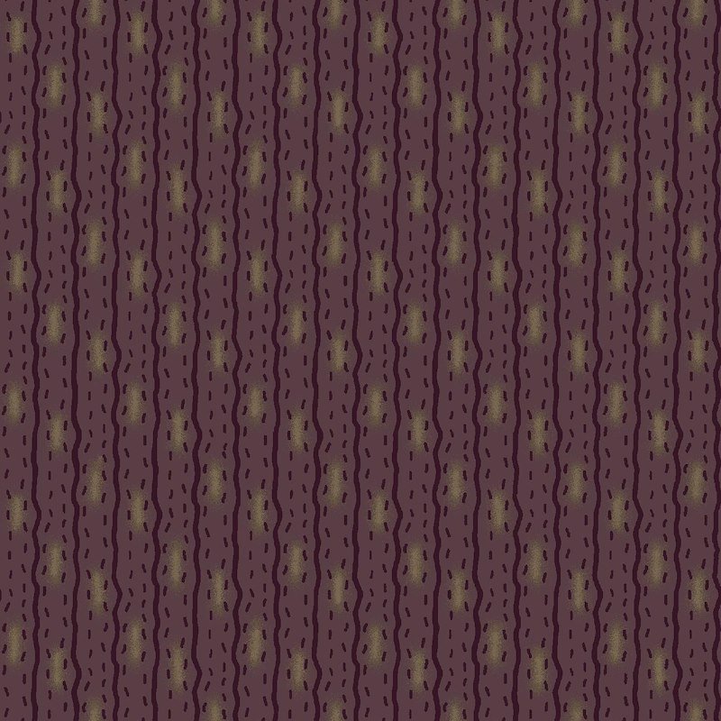 Purple - Ginger and Spice Stripe